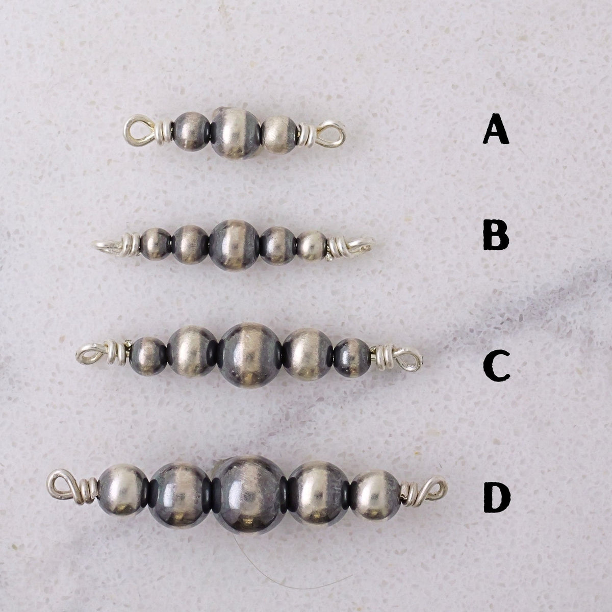 Navajo Pearl Cable Chain Anklet for permanent jewelry - Permanent Wholesale Jewelry - view 3
