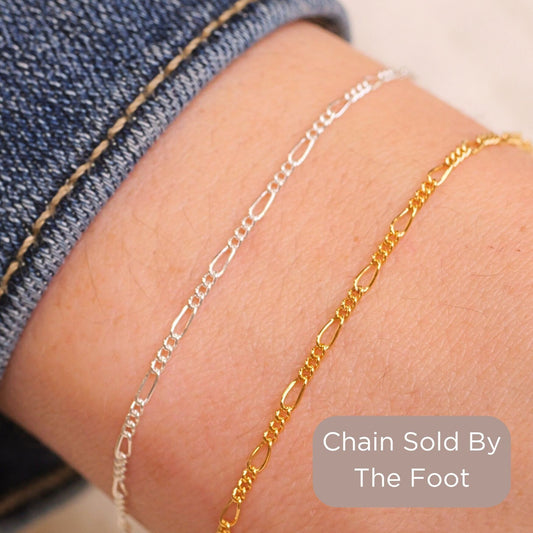 Dainty Figaro Chain P-005 for permanent jewelry - Permanent Wholesale Jewelry