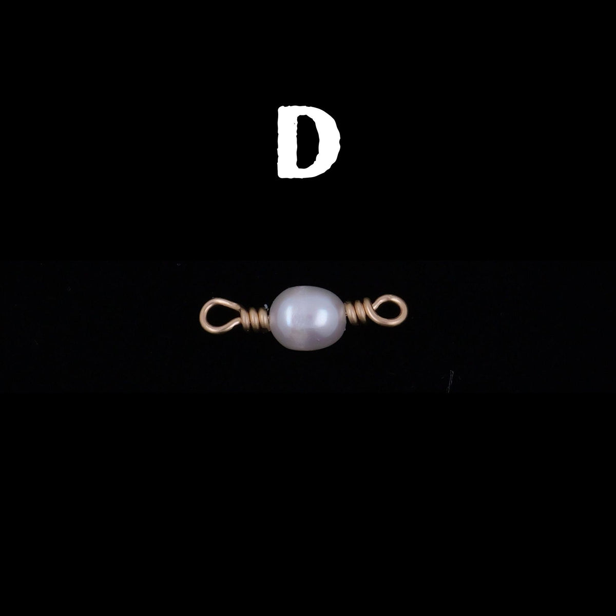 Freshwater Pearl Connector Charm for permanent jewelry - Permanent Wholesale Jewelry - view 7