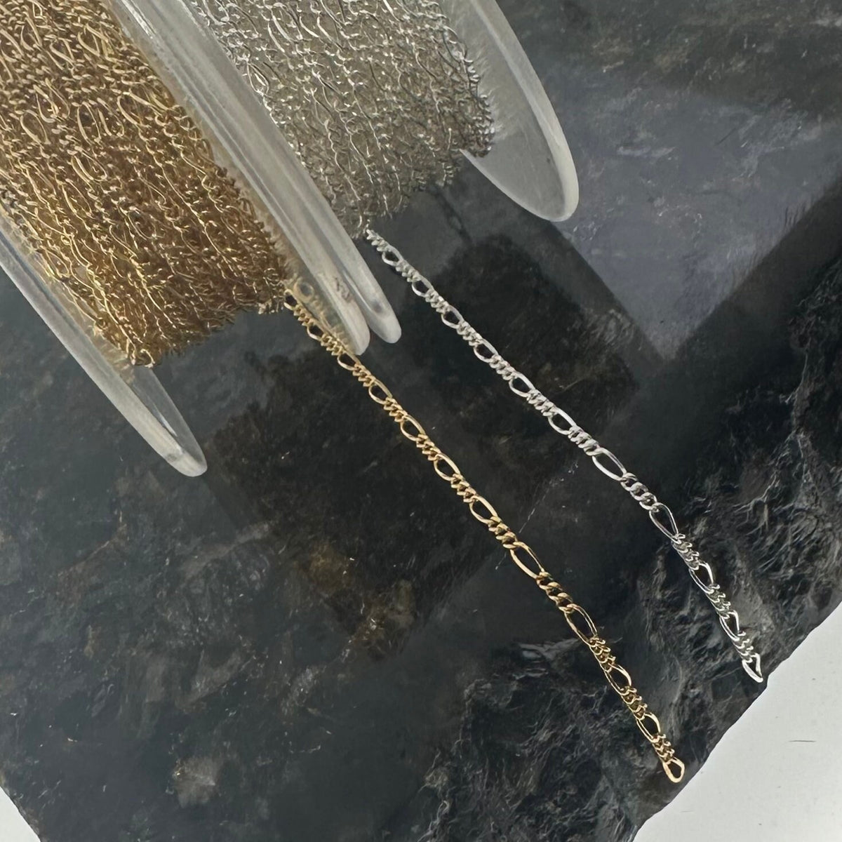 Dainty Figaro Chain P-005 for permanent jewelry - Permanent Wholesale Jewelry - view 3