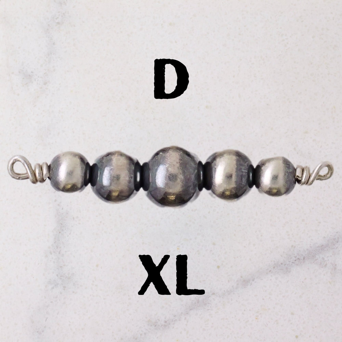 Navajo Pearl Cable Chain Anklet for permanent jewelry - Permanent Wholesale Jewelry - view 7