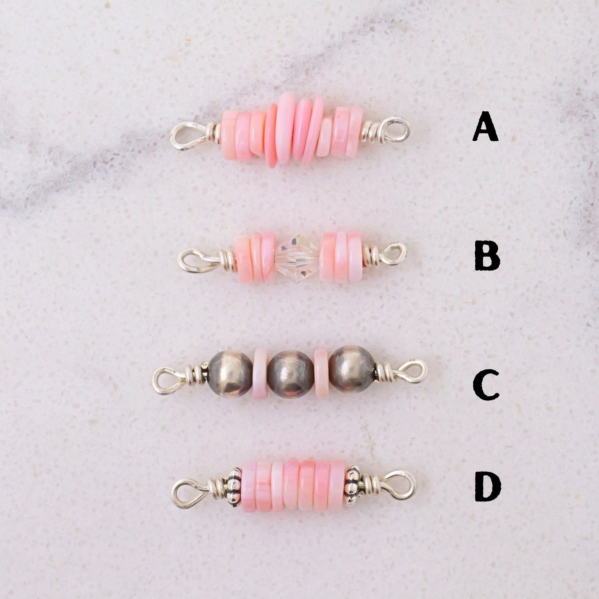 Queen Conch Connector Charm for permanent jewelry - Permanent Wholesale Jewelry - view 3
