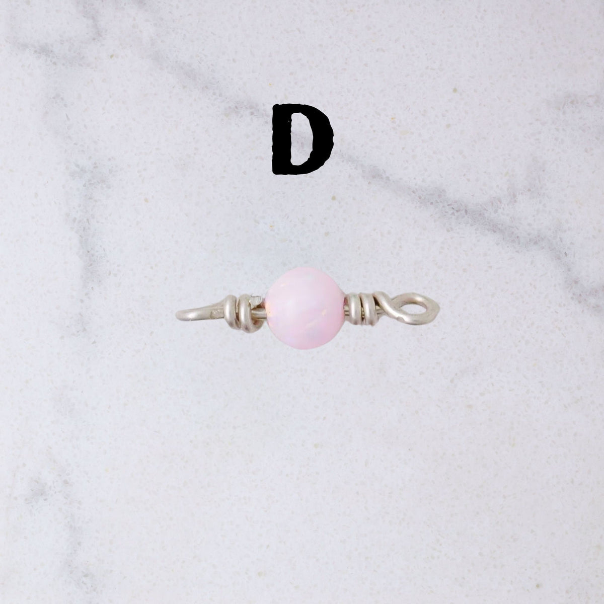 Opal Connector Charm for permanent jewelry - Permanent Wholesale Jewelry - view 8