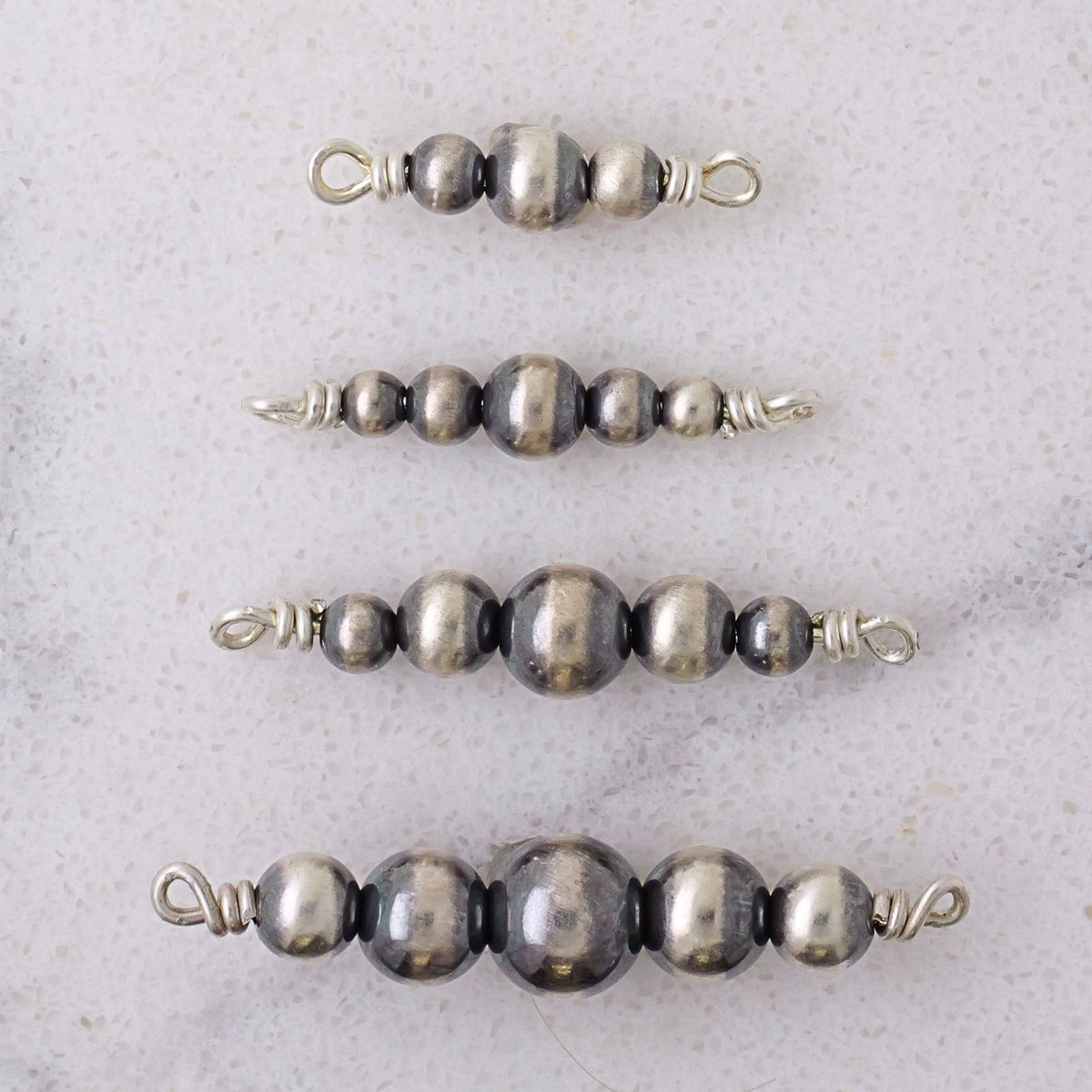 Navajo Pearl Connector Charms for permanent jewelry - Permanent Wholesale Jewelry - view 2