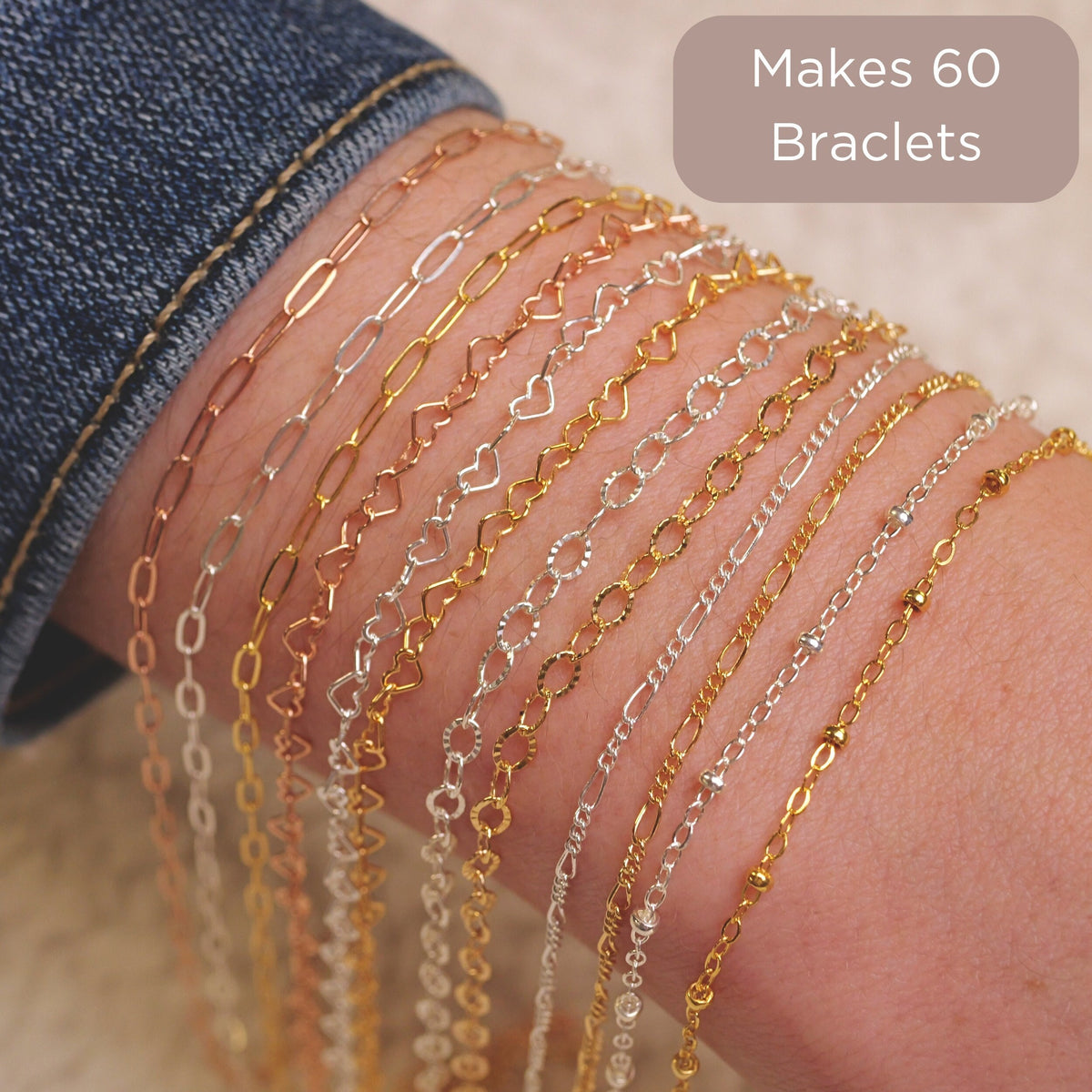 12 Chain Permanent Jewelry Starter Kit for permanent jewelry - Permanent Wholesale Jewelry - view 2