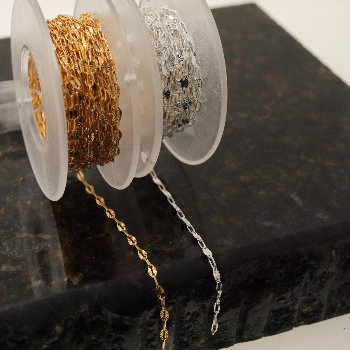 Starburst Chain 2.5mm P-016 for permanent jewelry - Permanent Wholesale Jewelry - view 3
