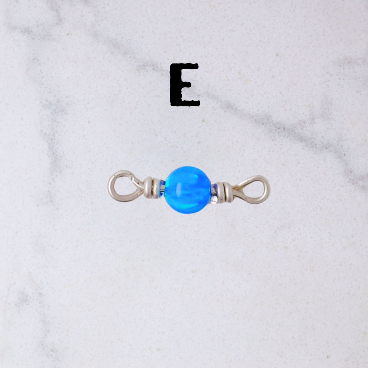 Opal Connector Charm for permanent jewelry - Permanent Wholesale Jewelry - view 9