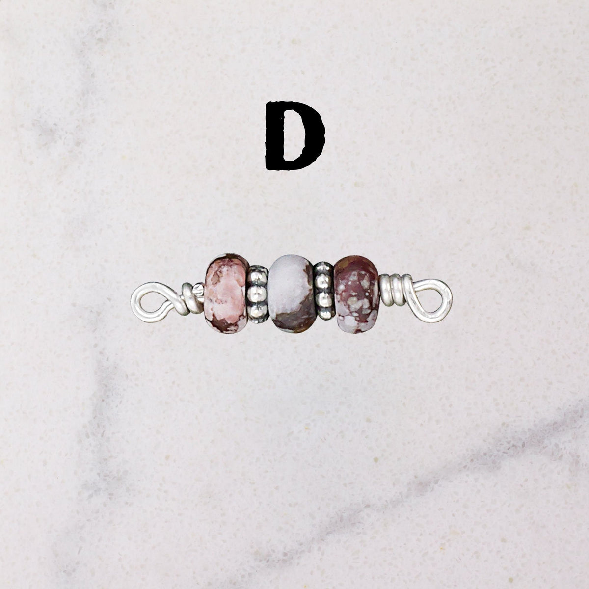 Wild Horse Turquoise Connector Charm for permanent jewelry - Permanent Wholesale Jewelry - view 6
