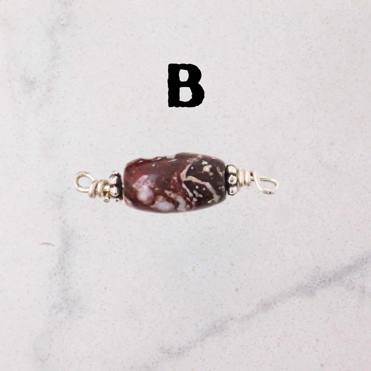Wild Horse Turquoise Connector Charm for permanent jewelry - Permanent Wholesale Jewelry - view 4