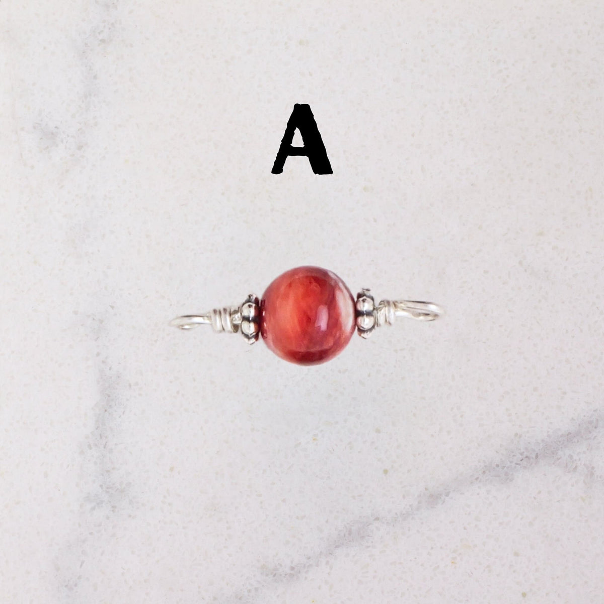 Spiny Oyster Connector Charm for permanent jewelry - Permanent Wholesale Jewelry - view 4