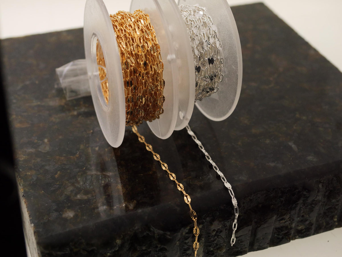Starburst Chain 3.3mm for permanent jewelry - Permanent Wholesale Jewelry - view 4