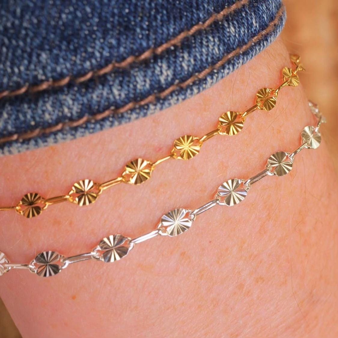 Starburst Chain 3.3mm for permanent jewelry - Permanent Wholesale Jewelry
